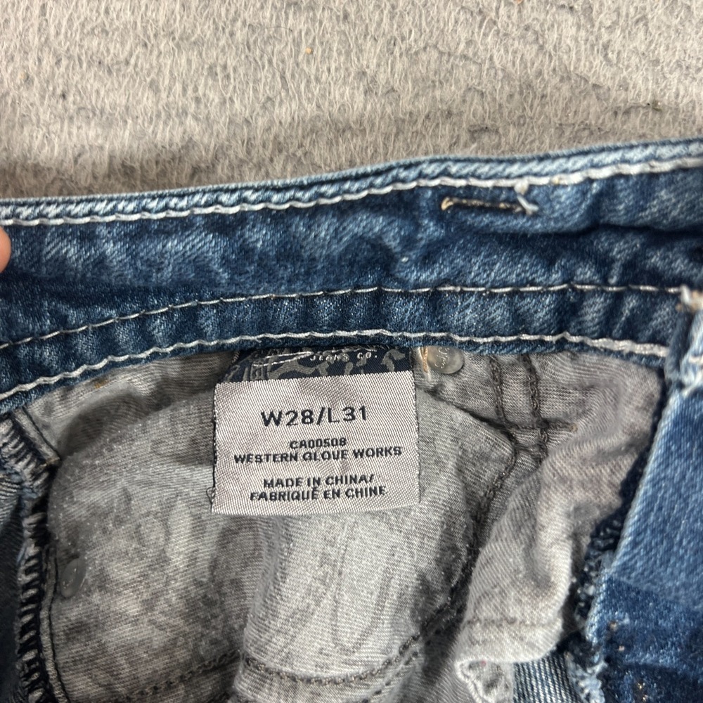 Silver Co. Pioneer Bootcut Jeans Womens 31x30" tag28x31 Flap Pocket Distressed - Picture 7 of 14